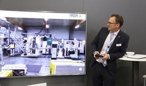 Virtually navigate a plastic recycling plant
